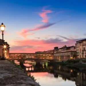 evening walk in Florence