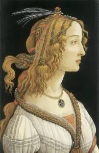 Simonetta Vespucci famous woman in Florence