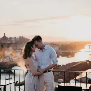 romantic proposal in florence
