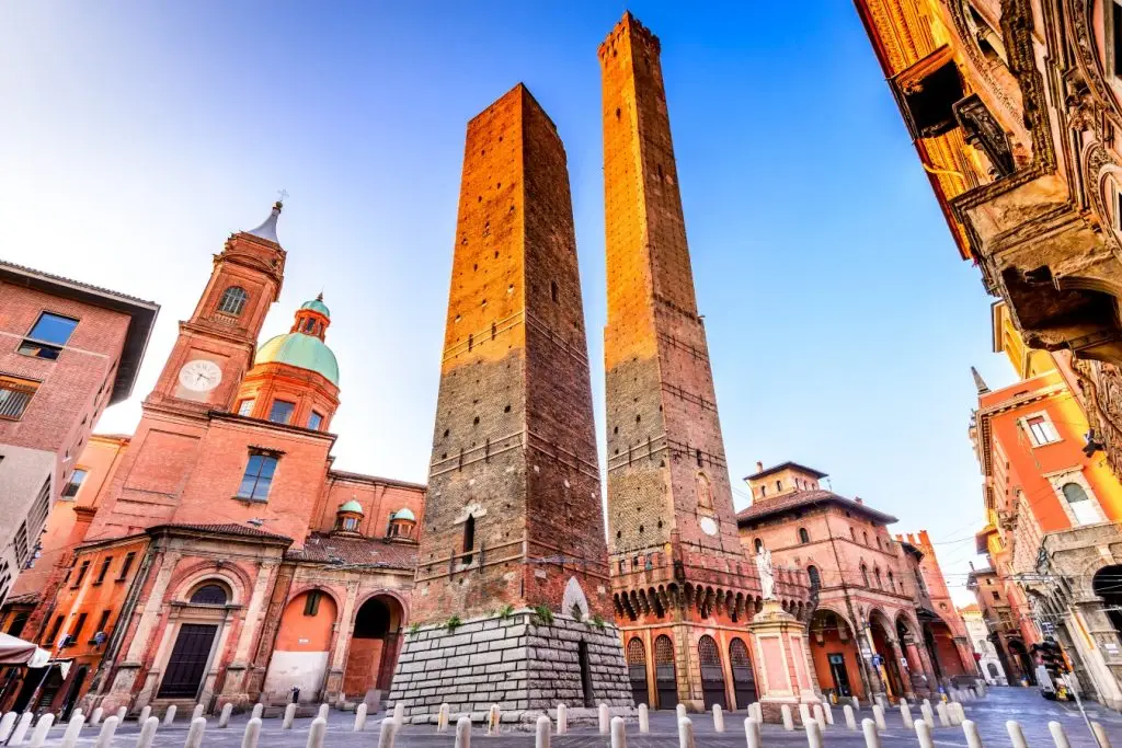 Bologna towers, city of food