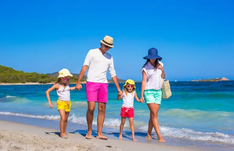 family gathering sardinia italy