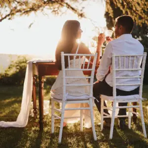 romantic dinner tuscany proposal