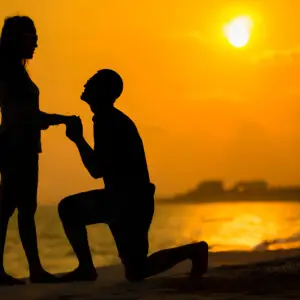 sunset proposal italy amalfi