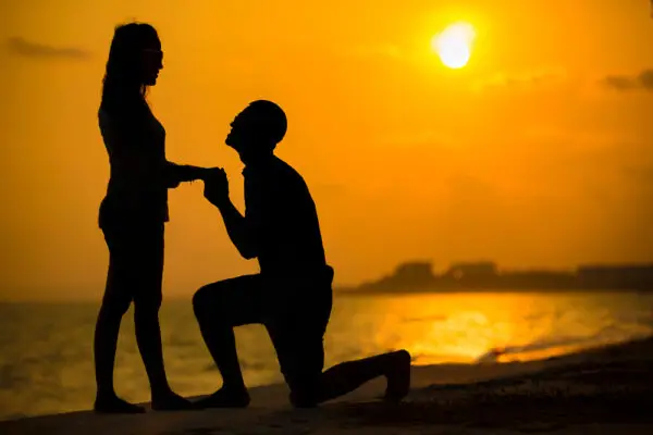 sunset proposal italy amalfi