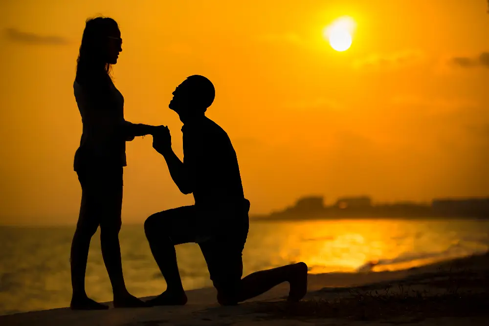 sunset proposal italy amalfi